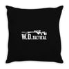 w.o. tactical Throw Pillow