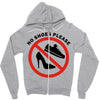 take off your shoes Zipper Hoodie