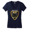 protected by boxer security Women's V-Neck T-Shirt