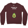 Powered By Avocado Crewneck Sweatshirt