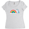 tasty rainbow Women's Triblend Scoop T-shirt