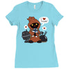 jawas love droids Ladies Fitted T-Shirt