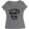 ny love Women's Triblend Scoop T-shirt