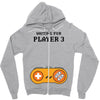 Waiting for Player 3 Gamer Zipper Hoodie
