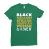 melanin african american woman Ladies Fitted T-Shirt