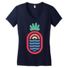 lineapple Women's V-Neck T-Shirt
