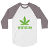 Vegetarian 3/4 Sleeve Shirt