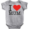 i love mum Baby Onesie