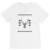 ugly deer christmas V-Neck Tee