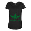 addicted ~ mens funny Maternity Scoop Neck T-shirt