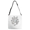 ghost problems Adjustable Strap Totes