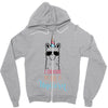 i choose to be a unicorn Zipper Hoodie