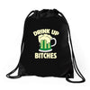 drink up bitches Drawstring Bags