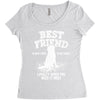 Best Friend Golden Women's Triblend Scoop T-shirt