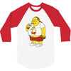fractal comic book guy 3/4 Sleeve Shirt