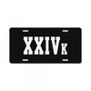 XXIV K License Plate