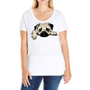 ruff patch rescue mascot Ladies Curvy T-Shirt