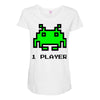 arcade player one Maternity Scoop Neck T-shirt