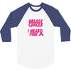 I Wear Pink For My Aunt 3/4 Sleeve Shirt