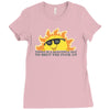 today is a beautiful day Ladies Fitted T-Shirt