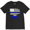i don't kneel   patriotic stand for the flag, kneel for the dead V-Neck Tee