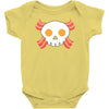 Bacon Egg Skull Baby Bodysuit