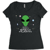 Sorry i Don't Speak Human Women's Triblend Scoop T-shirt