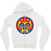 lucha libre    yellow Zipper Hoodie