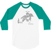banksy fallen angel 3/4 Sleeve Shirt