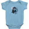 Owl And Tardis Baby Onesie