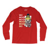 ski mood french bulldog Long Sleeve Shirts