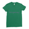 don't be afraid Ladies Fitted T-Shirt
