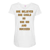 she believed Maternity Scoop Neck T-shirt