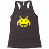 uomo 4 space invaders anni80 vintage videogames Racerback Tank