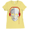 Sound Skull Ladies Fitted T-Shirt