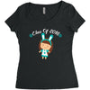 class o f 2018 cool girl Women's Triblend Scoop T-shirt