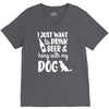 i just want to drink beer &amp; hang with V-Neck Tee