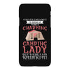 camping lady iPhoneX