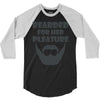 mens bearded 3/4 Sleeve Shirt