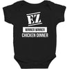 ez meme pubg winner winner chicken dinner Baby Bodysuit