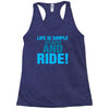 Eat Sleep Ride Racerback Tank