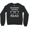 reading pun humor Crewneck Sweatshirt