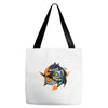 shark knight graphic Tote Bags