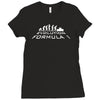 evolution formula funny Ladies Fitted T-Shirt