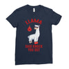 boxing llama Ladies Fitted T-Shirt