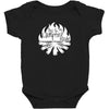 campfire hoodie Baby Bodysuit