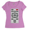 rude remote control, ideal funny birthday gift or present Women's Triblend Scoop T-shirt