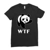 wtf panda Ladies Fitted T-Shirt
