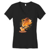 lion evolution Women's V-Neck T-Shirt