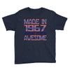 made in 1967 50 years of being awesome Youth Tee